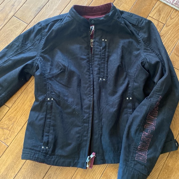 Women’s Reversible Harley Davidson Lightweight Jacket, Size Small - Picture 6 of 8